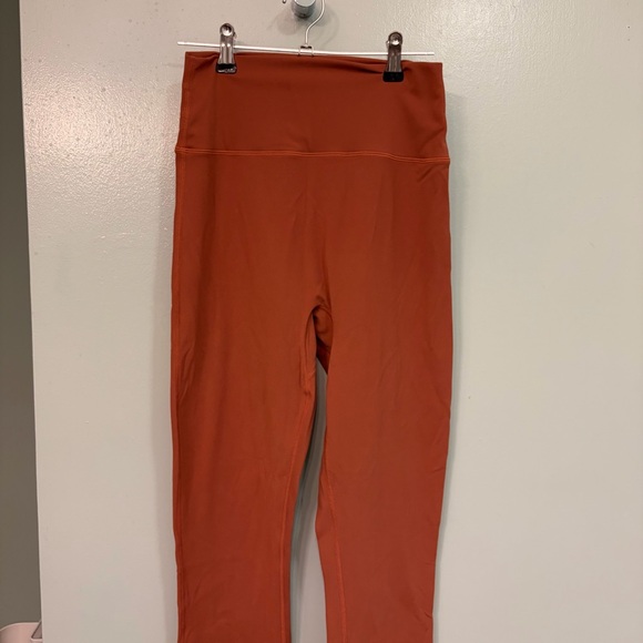 Buffbunny Legacy Flare Leggings in Rust Orange - Picture 3 of 7